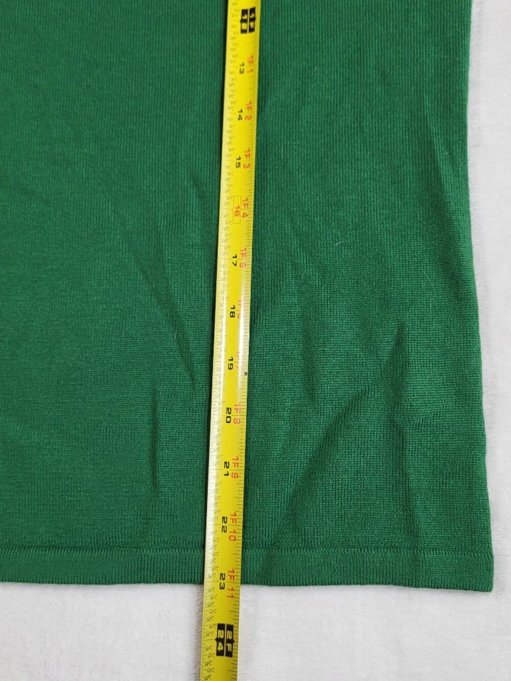 Pendleton 100% Merino Wool Green V-Neck Womens Sweater - Size M - Picture 9 of 9